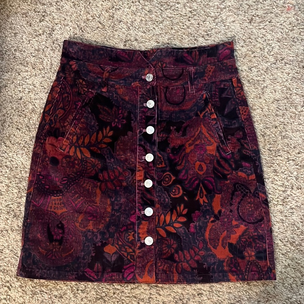 Anthropologie Pilcro corduroy skirt